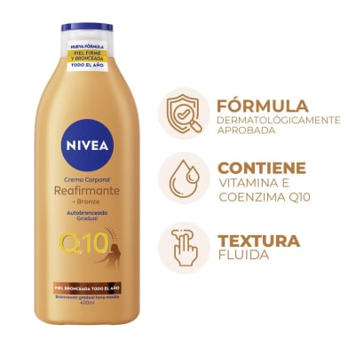 Autobronceante Nivea Q10 Corporal 400 ml