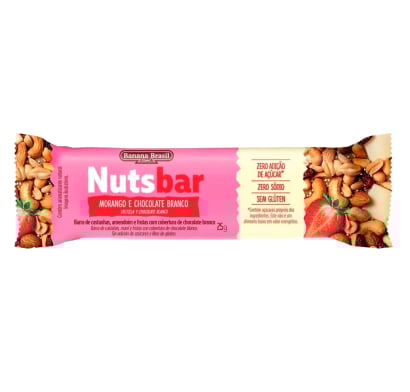 Barra Nutsbar Frutilla y Chocolate Blanco 25 g