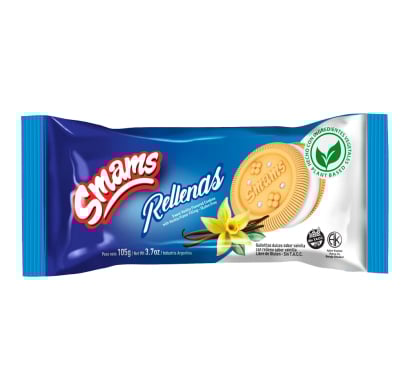 Galletas Smam Rellenas Vainilla 105 g
