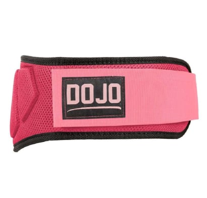 Cinturón de Levantamiento Dojo Rosado Talle M