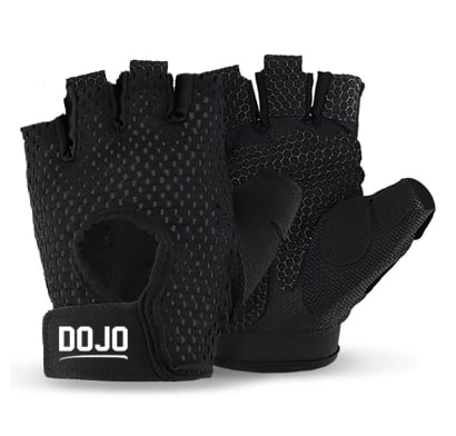 Guantes de Musculación Dojo Negro Talle S