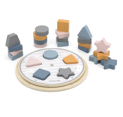 Juego Polar B Encastre Redondo Formas y Colores