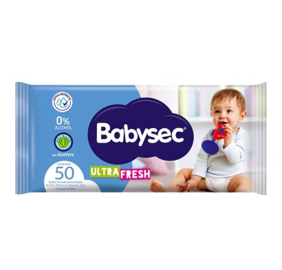 Toallitas Húmedas Babysec Ultra Fresh 50 Unidades