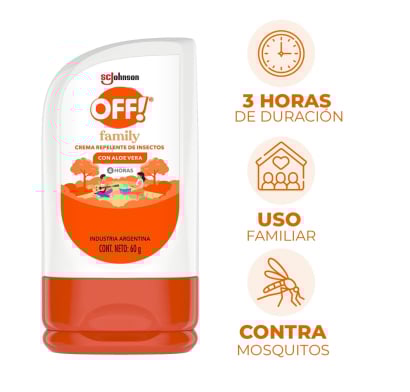 Repelente en Crema Off! Skin Travel 60 g