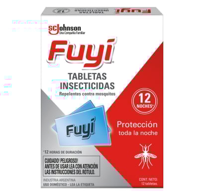 Tabletas Antimosquitos Fuyi 12 Unidades