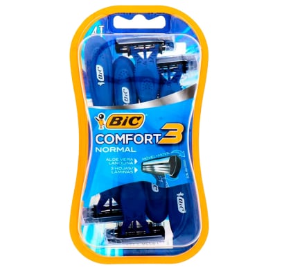 Afeitadora BIC Comfort Normal 4 Unidades
