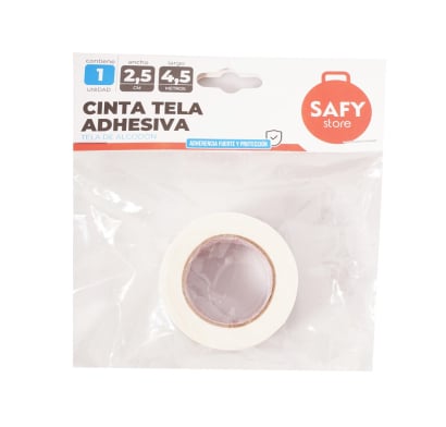 Cinta Tela Adhesiva Safy 2.5 x 4.5 cm
