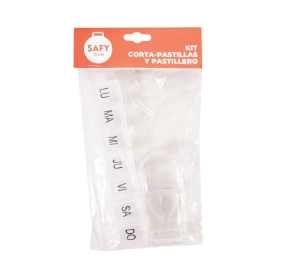 Kit Safy Corta Pastillas y Pastillero