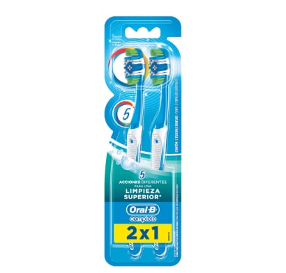 Cepillo de Dientes Oral B Complete 5 Acciones 2 Unidades