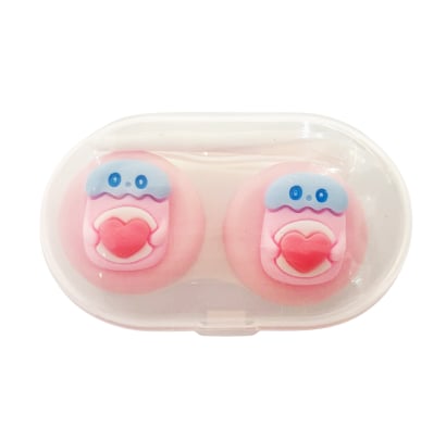 Estuche Safy para Lentes de Contacto Rosa