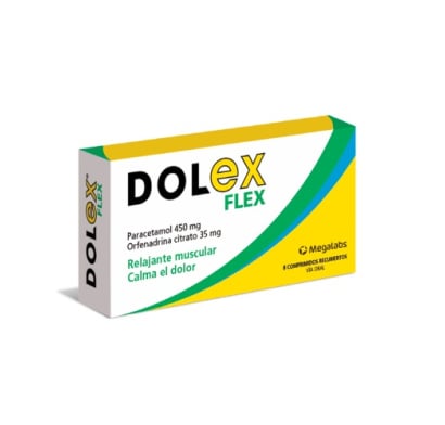 Dolex Flex 450 mg/35 mg 8 Comprimidos Recubiertos