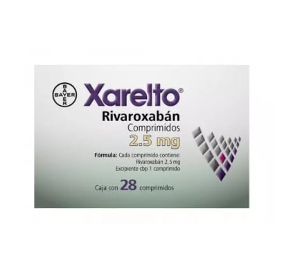 Xarelto 2.5 mg 28 Comprimidos Recubiertos