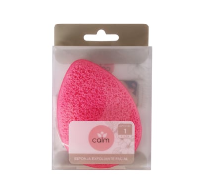 Esponja Exfoliante Facial Calm 1 Unidad Colores Surtidos