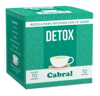 Té Detox Cabral 10 Saquitos