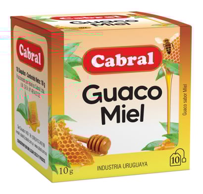 Té Guaco con Miel Cabral 10 Saquitos