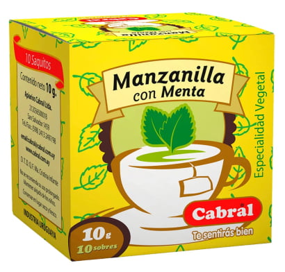 TE MANZANILLA C/ MENTA CABRAL10 SAQUITOS
