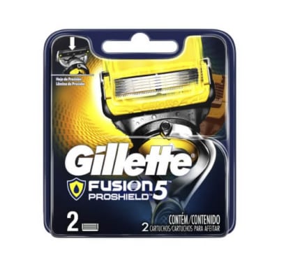 CARTUCHOS PARA AFEITAR GILLETTE FUSION5 PROSHIELD 2 UNIDADES
