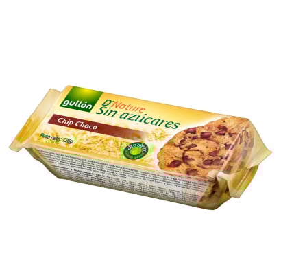 Galletas Gullon Chip Choco sin Azúcar 150 g