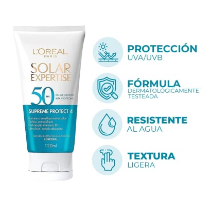 Protector Solar Body Expertise Supreme FPS50 120 ml