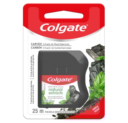 Hilo Dental Colgate Natural Extracts Carbón 25 m