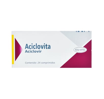 Aciclovita 200 mg 24 Comprimidos