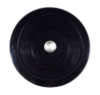 Disco Olímpico Profesional Negro 10 kg