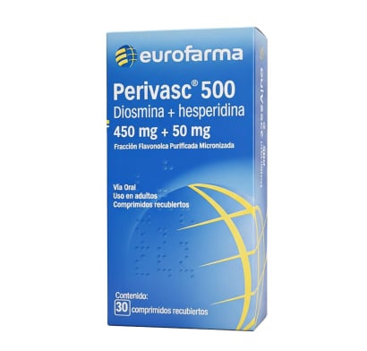 Perivasc 500 450 mg/50 mg 30 Comprimidos Recubiertos