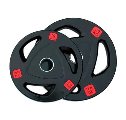 Disco Olímpico Recubiertos de Goma 10 kg