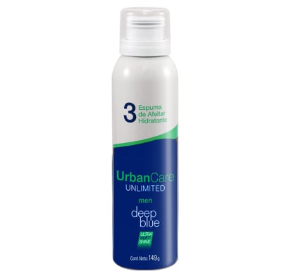 Espuma de Afeitar Urban Care Deep Blue 149 g