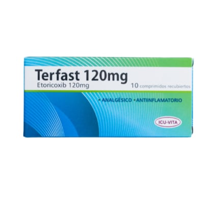 Terfast 120 mg 10 Comprimidos Recubiertos