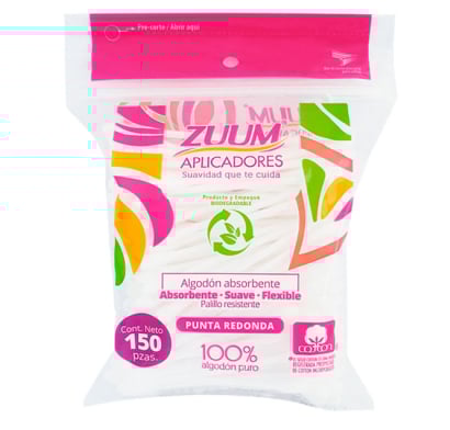 Hisopos Zuum 150 Unidades