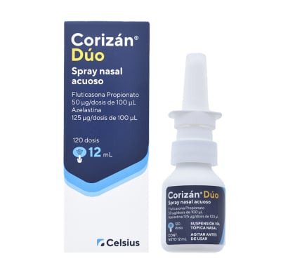 Corizán Dúo Spray Nasal 120 Dosis 12 ml