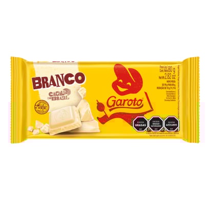 Tableta de Chocolate Garoto Jumbo Blanco 80 g