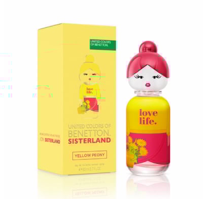 Perfume Benetton Sisterland Yellow Peony Femme EDT 80 ml