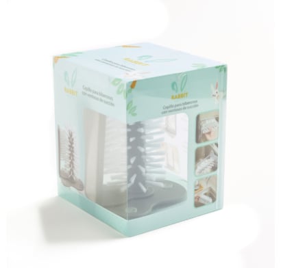 Cepillo para Mamaderas Rabbit con Ventosas