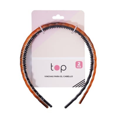 Vinchas Finas Top para el Cabello 2 Unidades