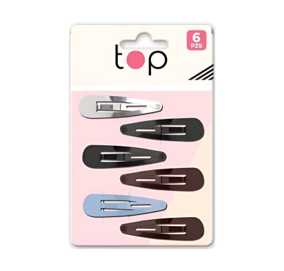 Broches para el Pelo Top 6 Unidades Varios Colores