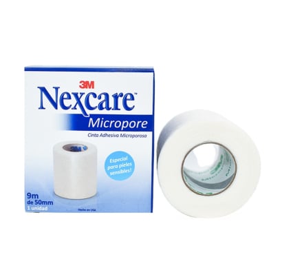 Cinta Leuco Micropore Nexcare 5 cm x 9 m