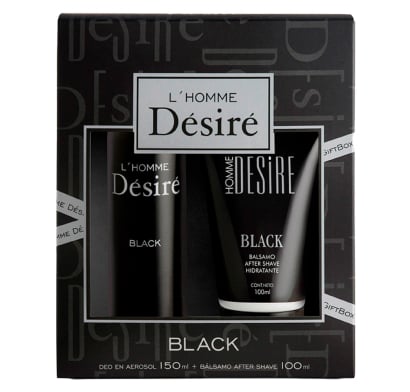 DESODORANTE DESIRE BLACK HOMME + BALSAMO
