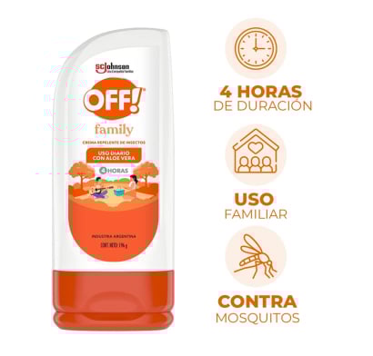 Repelente OFF! en Crema Skin 196 g