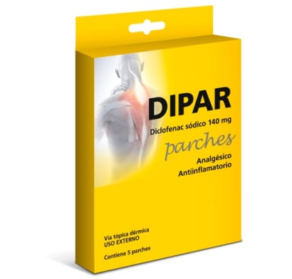 Dipar 140 mg 5 Parches