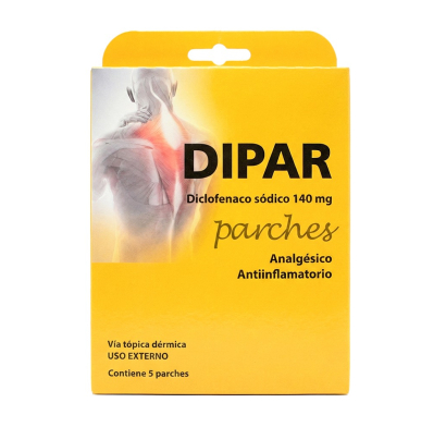 Dipar 140 mg 5 Parches