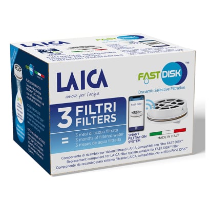 Pack Filtro de Carbono Laica Fast Disk 3 Unidades