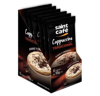 Café Cappuccino Saint Tradicional 6 Unidades