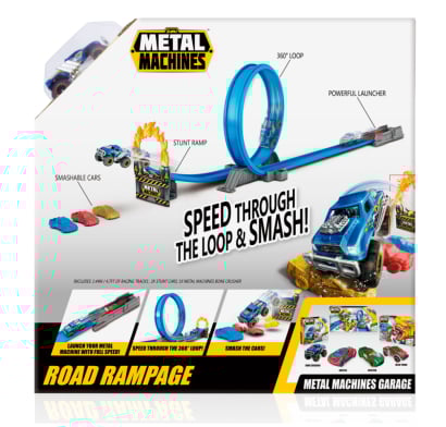 Pista de Juguete Metal Machines Road Rampage