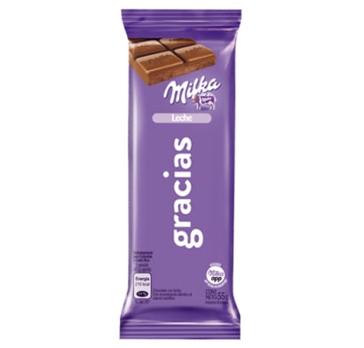 Tableta de Chocolate Milka Leche 55 g