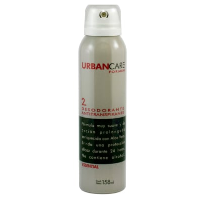 Desodorante y Antitranspirante en Aerosol Urban Care Men Essential 158 ml