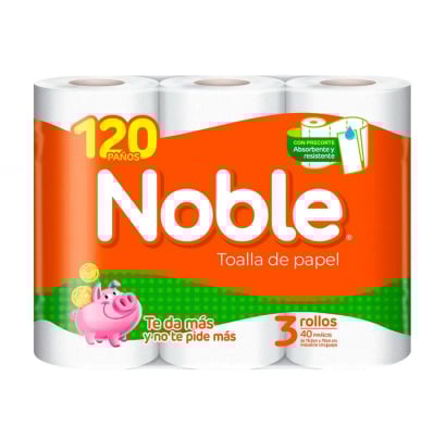 ROLLO DE COCINA NOBLE X3 UNIDADES