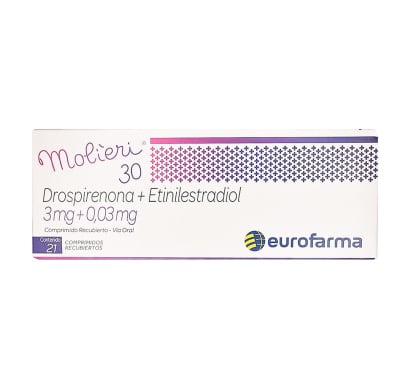 Molieri 30 3 mg/0.03 mg 21 Comprimidos Recubiertos
