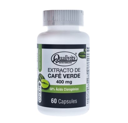 Extracto de Café Verde Qualivits 400 mg 60 Cápsulas